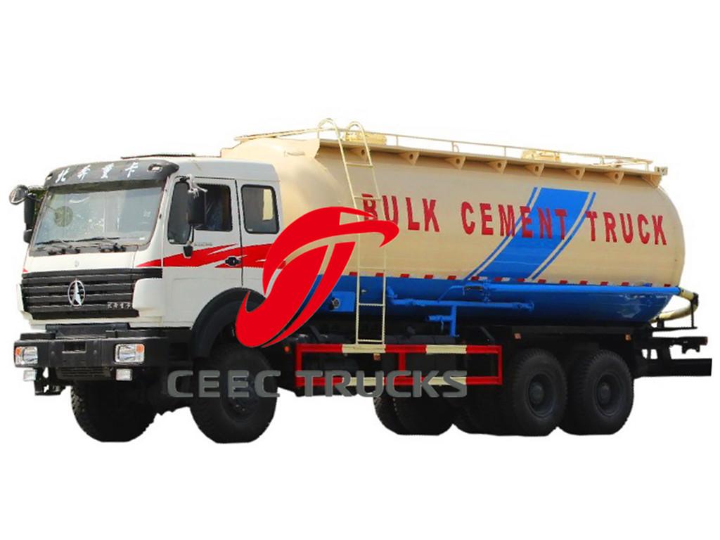 Beiben 10 wheel offroad bulk cement mixer truck Beiben 10 wheel offroad bulk cement mixer truck
