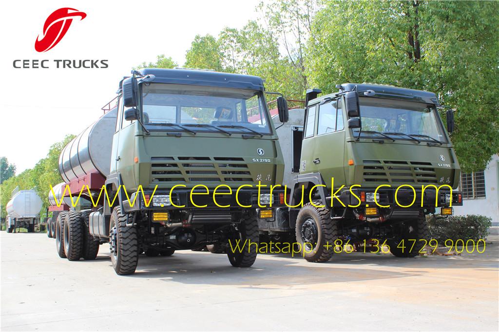 SHACMAN military fuel tanker trucks supplier SHACMAN military fuel tanker trucks supplier