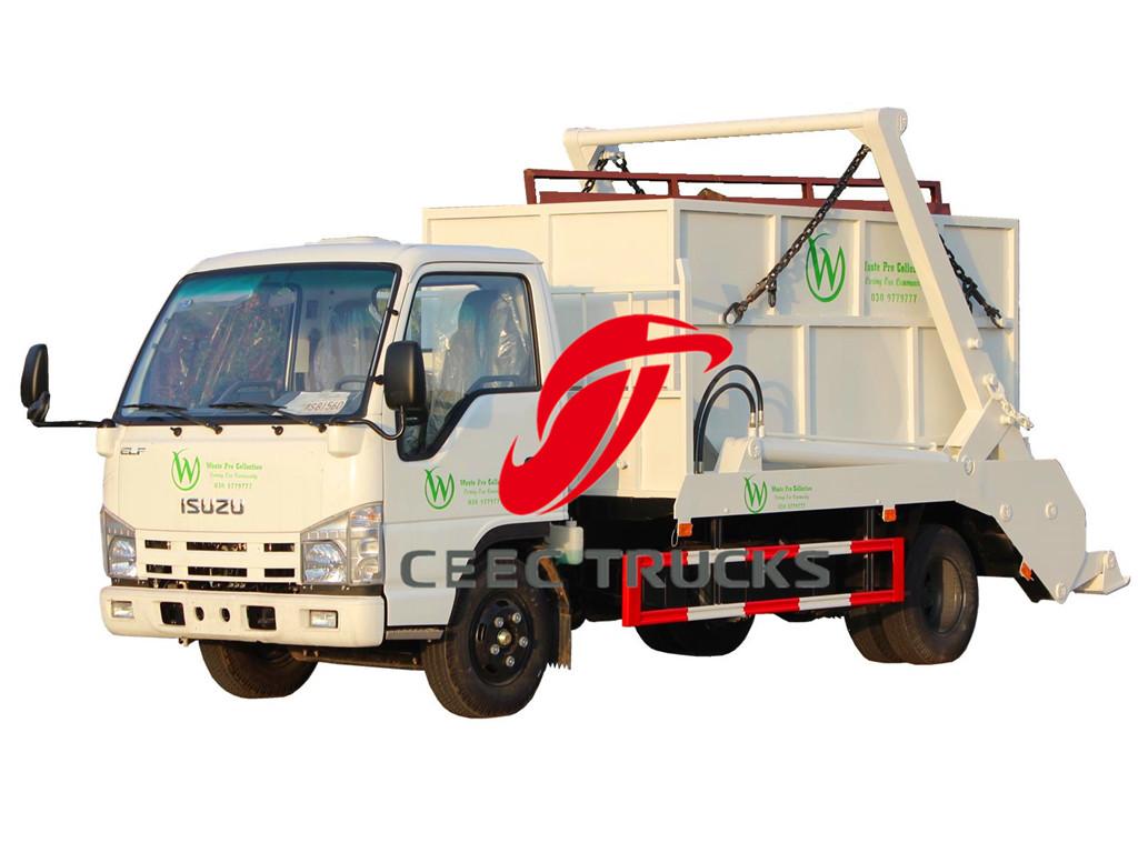 ISUZU 6CBM skip refuse truck export Asia country ISUZU 6CBM skip refuse truck export Asia country