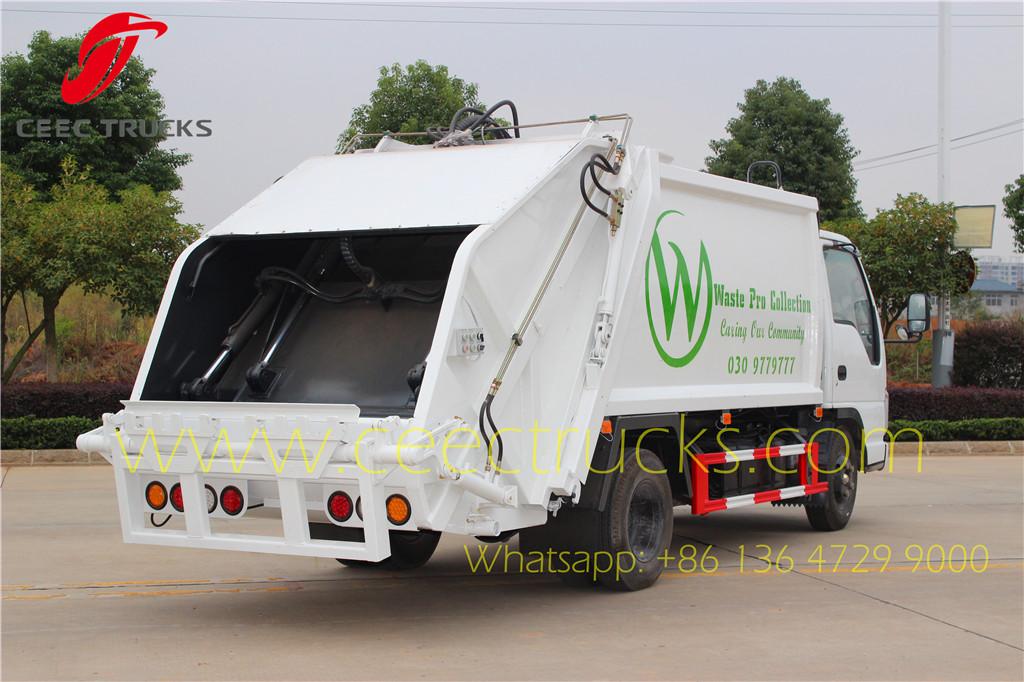 ISUZU 6000 liters refuse compressed truck export ISUZU 6000 liters refuse compressed truck export