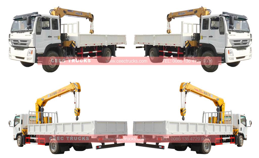 SINOTRUK HOWO 5T truck mounted crane wholesale SINOTRUK HOWO 5T truck mounted crane wholesale