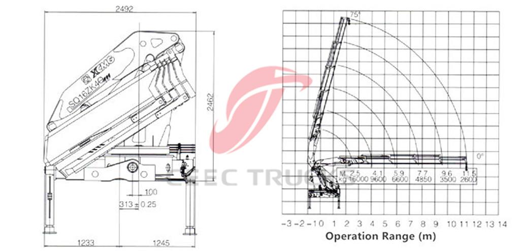 16tons knuckle boom crane CAD drawing 16tons knuckle boom crane CAD drawing