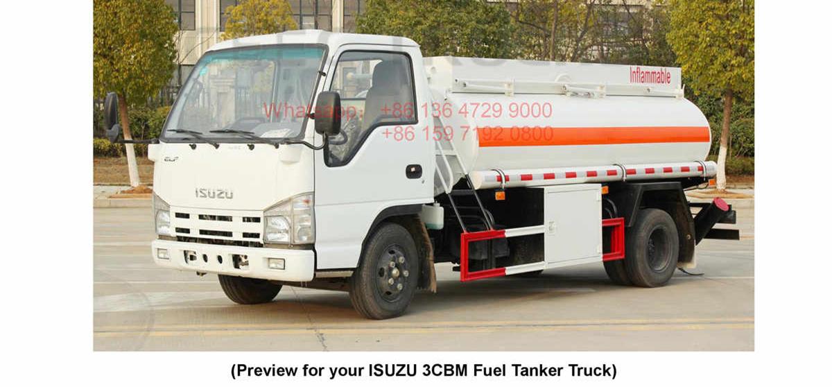 Myanmar--ISUZU 4000Liters Fuel Tanker Truck Myanmar--ISUZU 4000Liters Fuel Tanker Truck