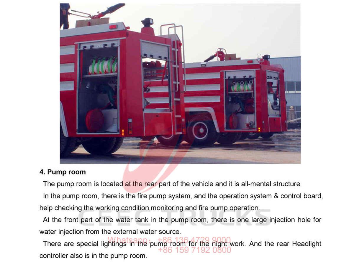 Syria--ISUZU FVZ 10CBM Water & Powder & Foam fire fighting truck Syria--ISUZU FVZ 10CBM Water & Powder & Foam fire fighting truck