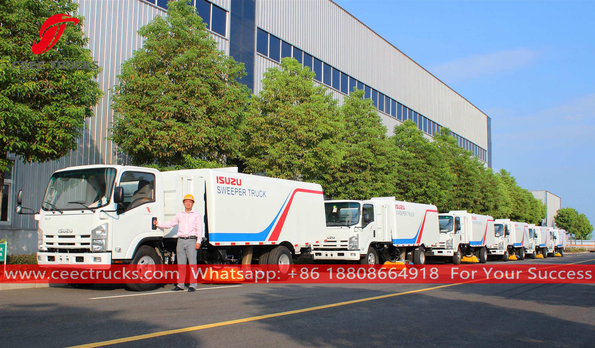 High quality ISUZU Street sweeper trucks for sale High quality ISUZU Street sweeper trucks for sale