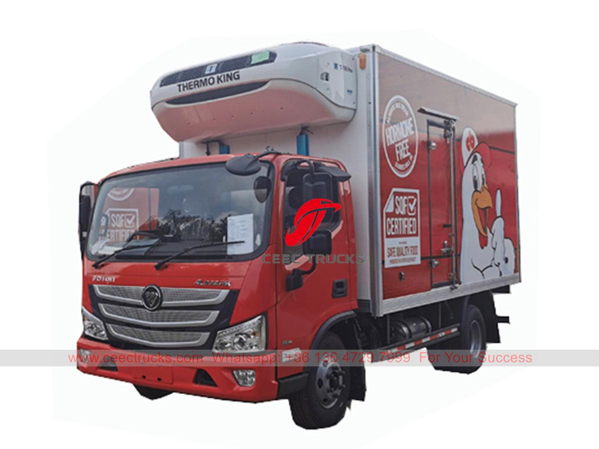 FOTON ice cream chiller lorry FOTON ice cream chiller lorry