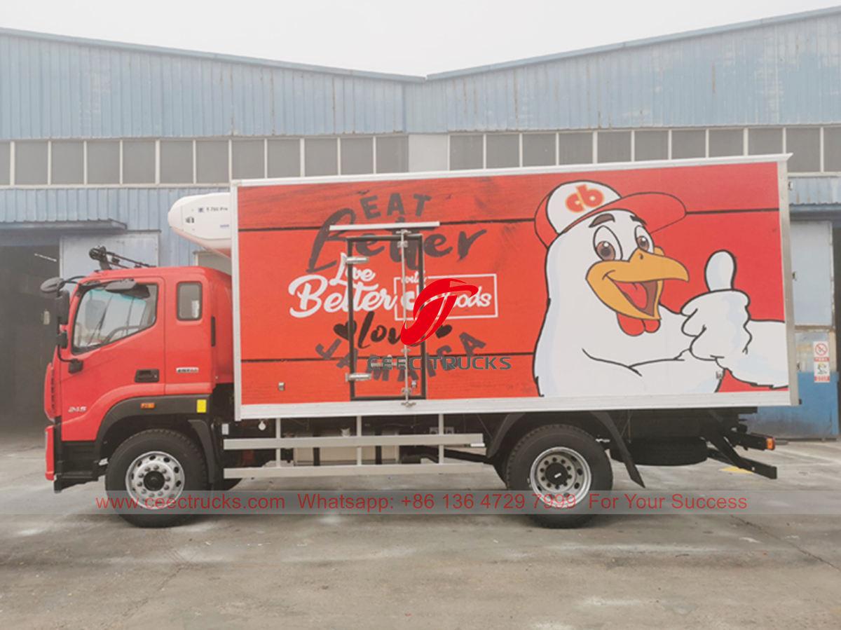 FOTON 6 wheels refrigerated box truck FOTON 6 wheels refrigerated box truck