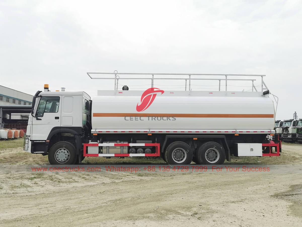 HOWO 6&times;4 diesel tanker truck