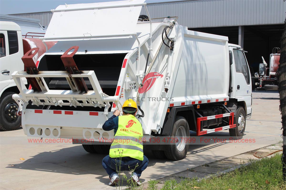 ISUZU 6 wheels refuse compactor truck supplier ISUZU 6 wheels refuse compactor truck supplier