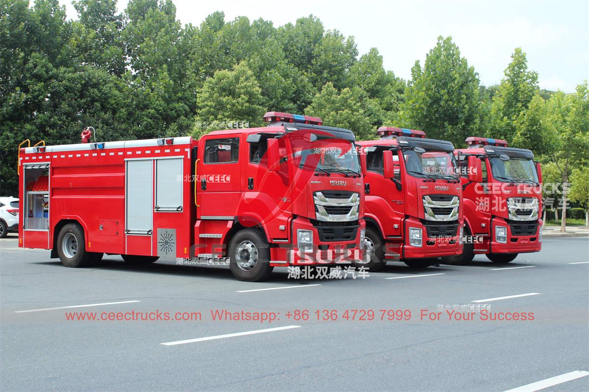 Japan ISUZU GIGA 4&Atilde;2 fire fighting truck heavy duty fire engine for sale
