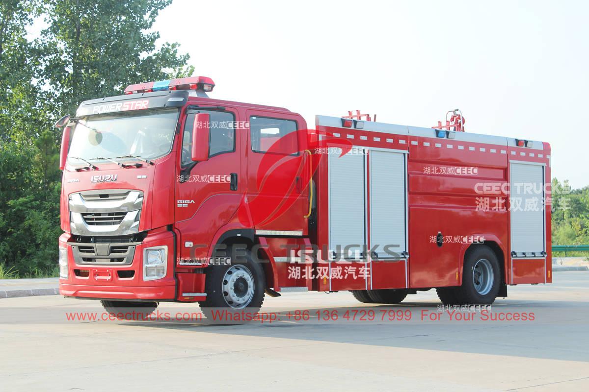 Best price ISUZU GIGA 4&Atilde;2 fire trucks for sale