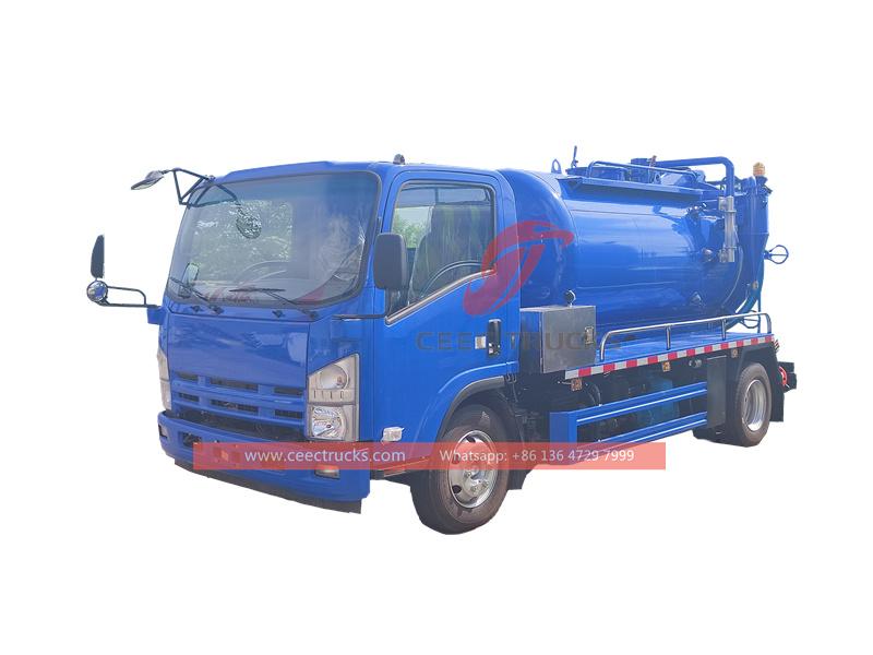 ISUZU NPR 6000L vacuum tank truck ISUZU NPR 6000L vacuum tank truck