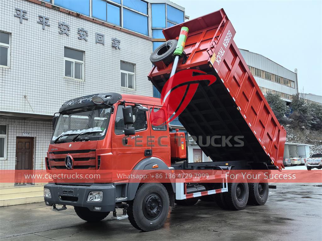 High quality Beiben 10 wheeler mining tipper trucks High quality Beiben 10 wheeler mining tipper trucks