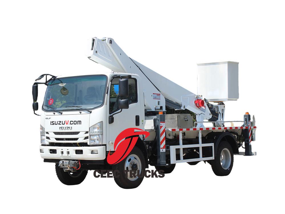 Off road 4 wheel Isuzu NPR Aerial Platform Truck Off road 4 wheel Isuzu NPR Aerial Platform Truck