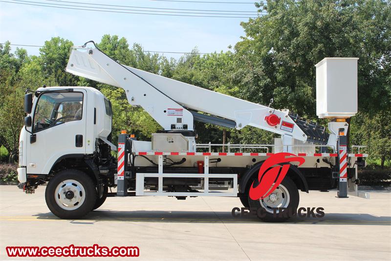 Isuzu NPR 4x4 aerial platform truck Isuzu NPR 4x4 aerial platform truck