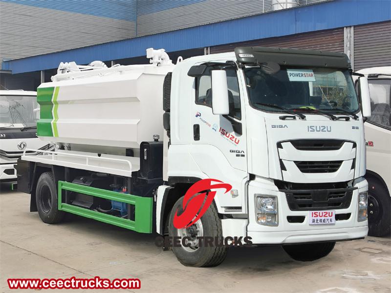 Isuzu GIGA 4x2 combined sewage jetting truck Isuzu GIGA 4x2 combined sewage jetting truck