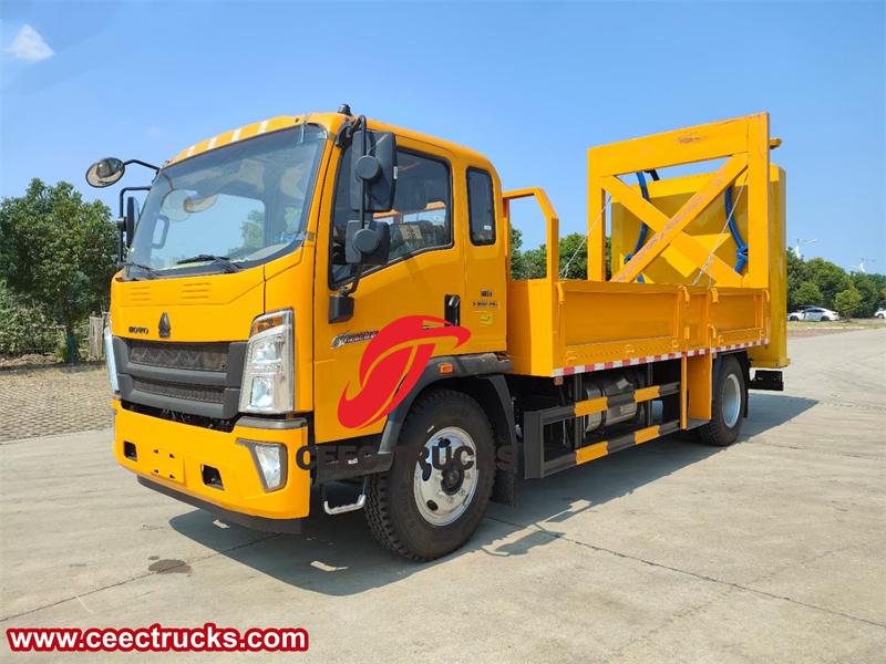 Howo truck with anti-collision device Howo truck with anti-collision device