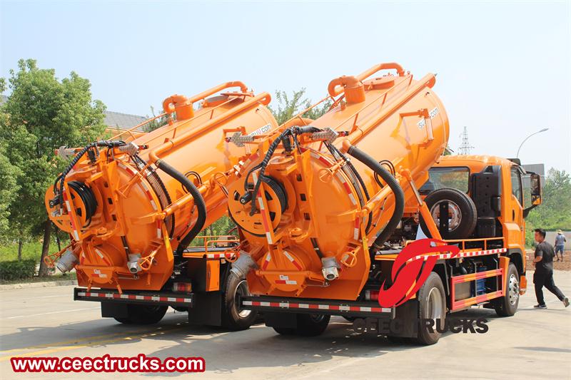 Isuzu GIGA combined sewage vacuum truck Isuzu GIGA combined sewage vacuum truck