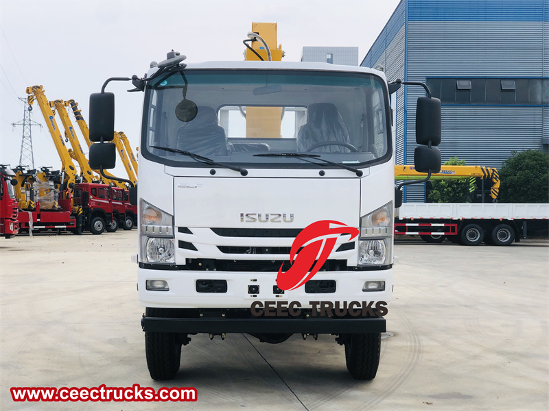 Isuzu NPR telescopic boom truck Isuzu NPR telescopic boom truck