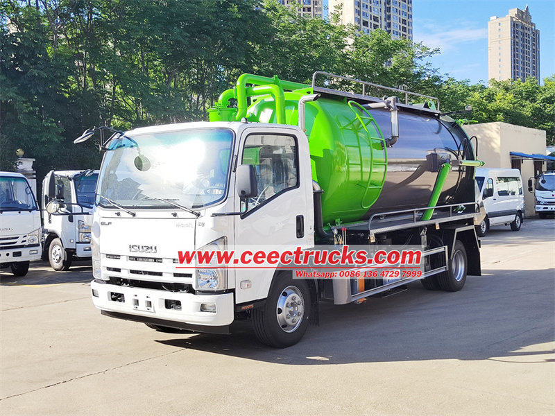 ISUZU NPR 10000L sewage tank truck ISUZU NPR 10000L sewage tank truck
