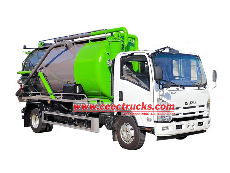 ISUZU NPR 10000L sewage tank truck ISUZU NPR 10000L sewage tank truck