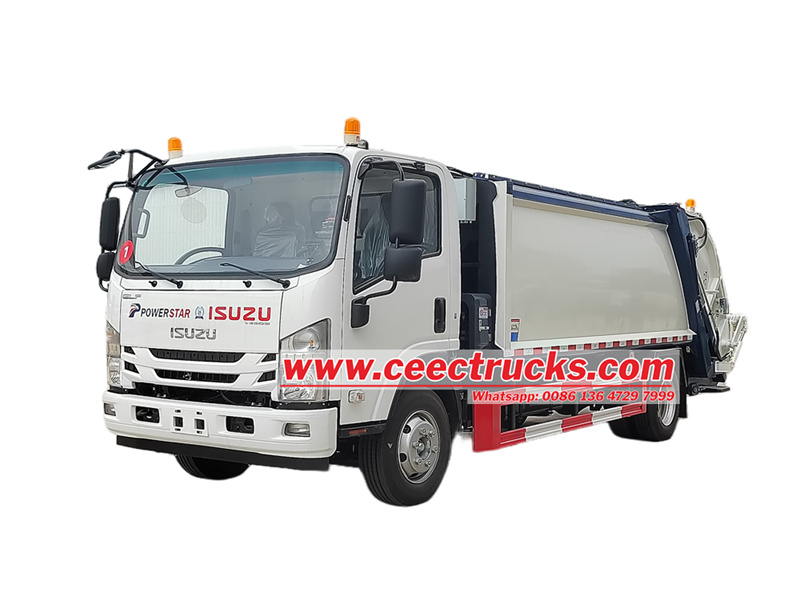 isuzu 700P rear loader garbage truck isuzu 700P rear loader garbage truck