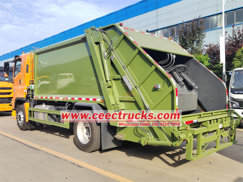 ISUZU refuse compactor truck for sale
