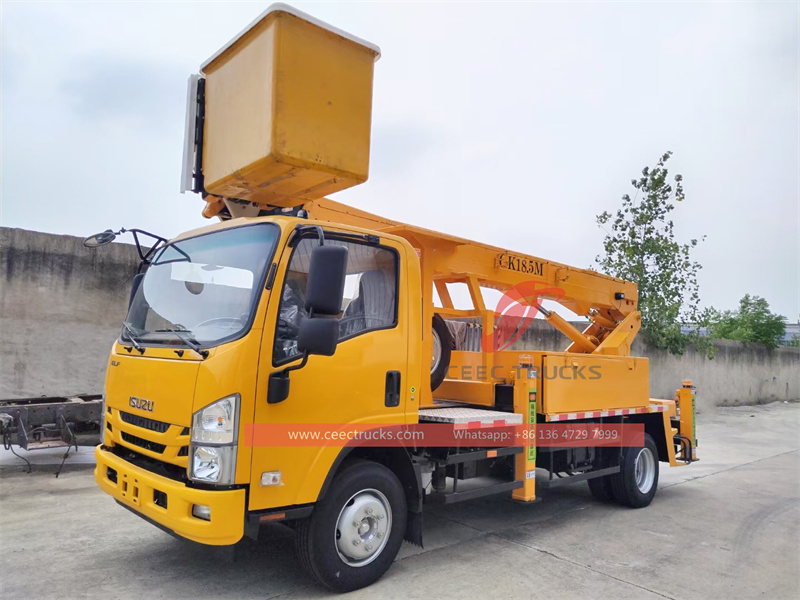 &nbsp;Isuzu Insulation Aerial&nbsp;Lift&nbsp;and&nbsp;Bucket&nbsp;Truck
