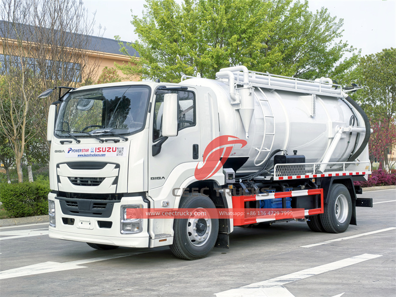 ISUZU FTR Clean Combined vacuum Sewage Tanker ISUZU FTR Clean Combined vacuum Sewage Tanker