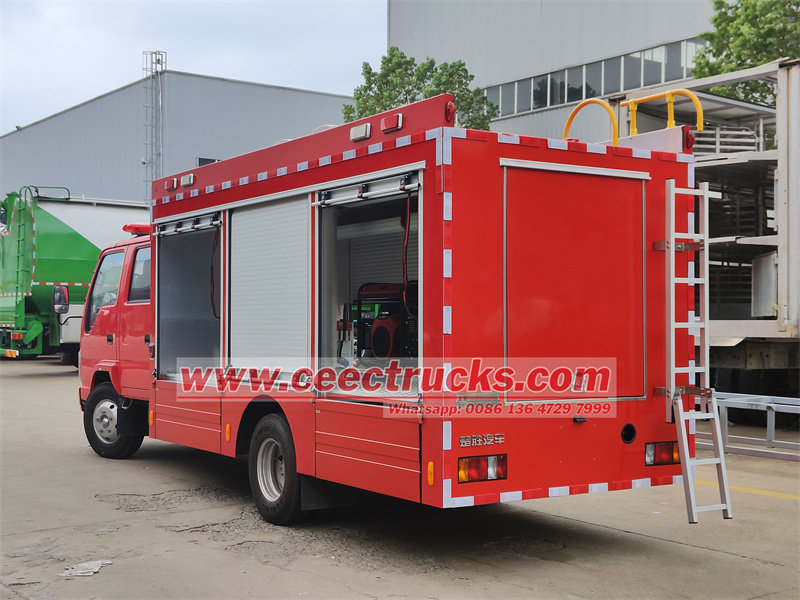 Isuzu mini ELF rescue lighting fire truck