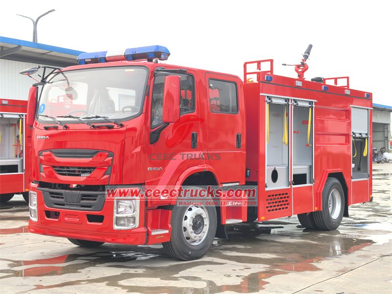 ISUZU GIGA 4X pumper tank fire truck ISUZU GIGA 4X pumper tank fire truck