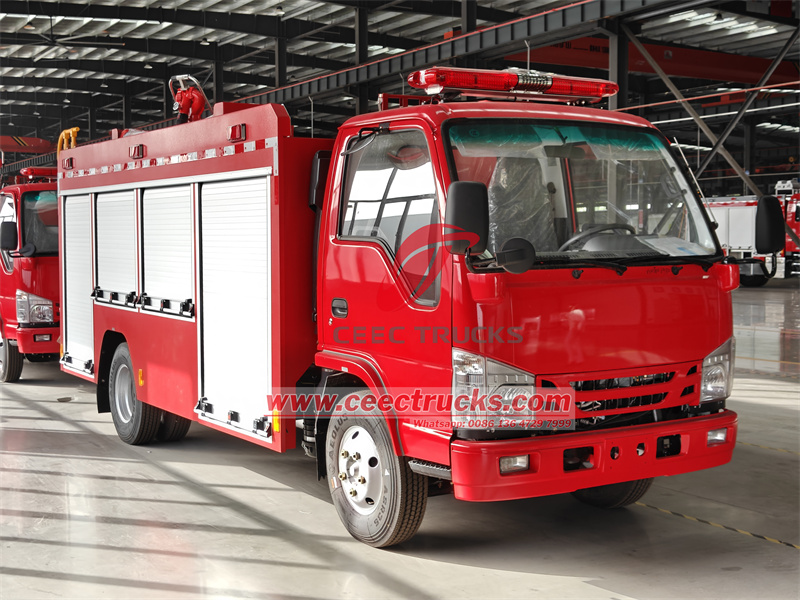 Isuzu tanker fire engine