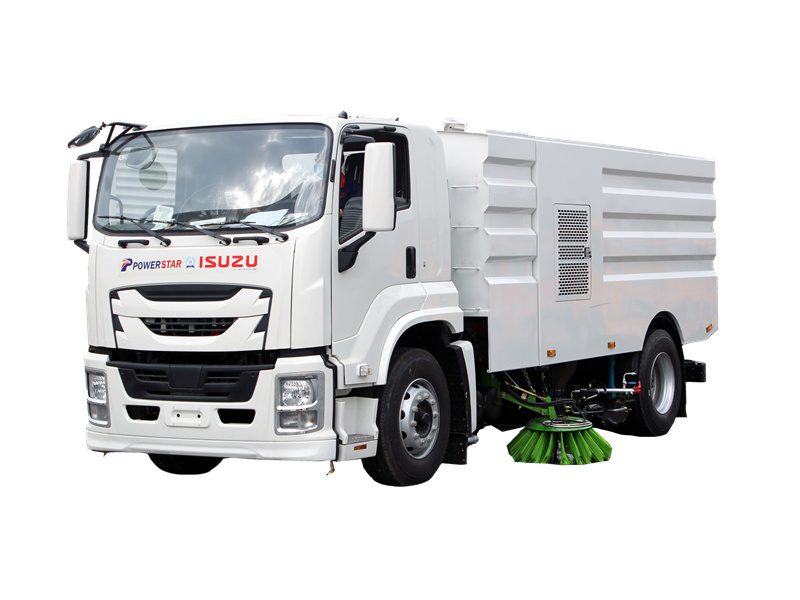 Isuzu cleaning sweeper truck