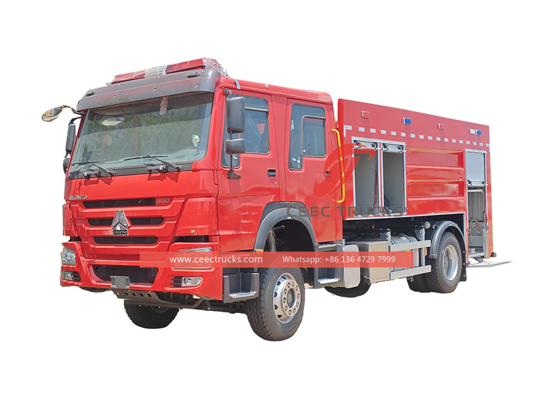 Howo 4x4 fire fighting truck
