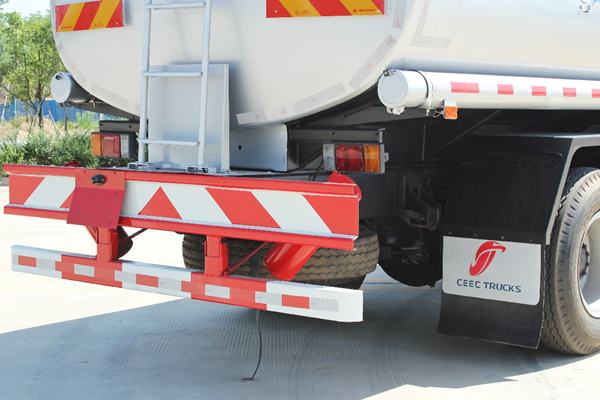 Back view of HOWO 30cbm fuel tanker truck