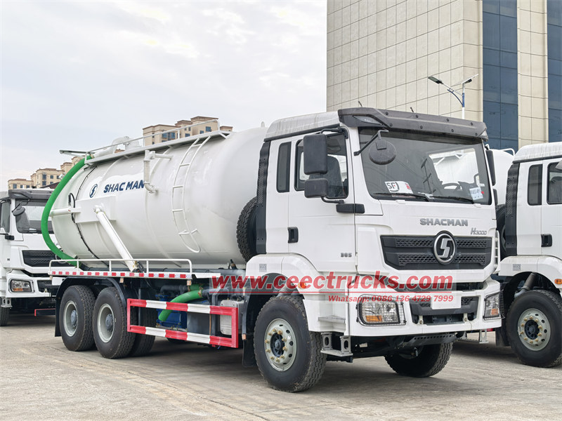 Shacman 20cbm cesspool emptier truck