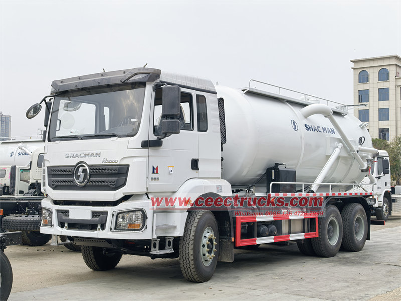 Shacman H3000 cesspit emptier vehicle