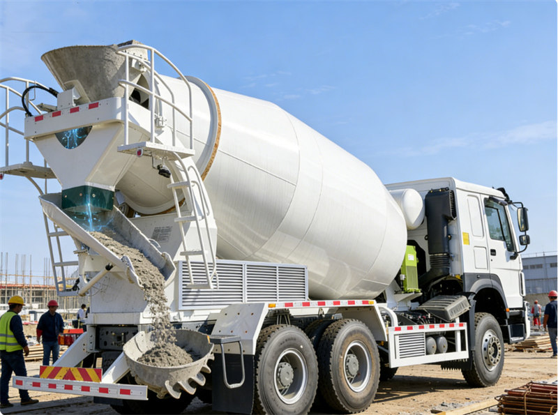 Howo 6x4 mixer tank truck
