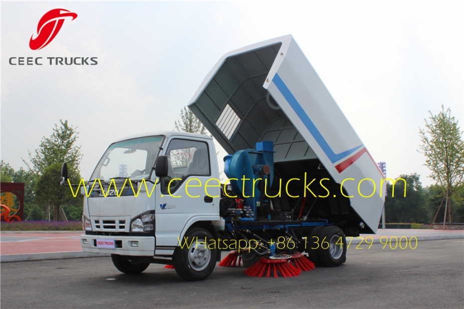 Manufacturer low price sale ISUZU 5CBM road sweeper