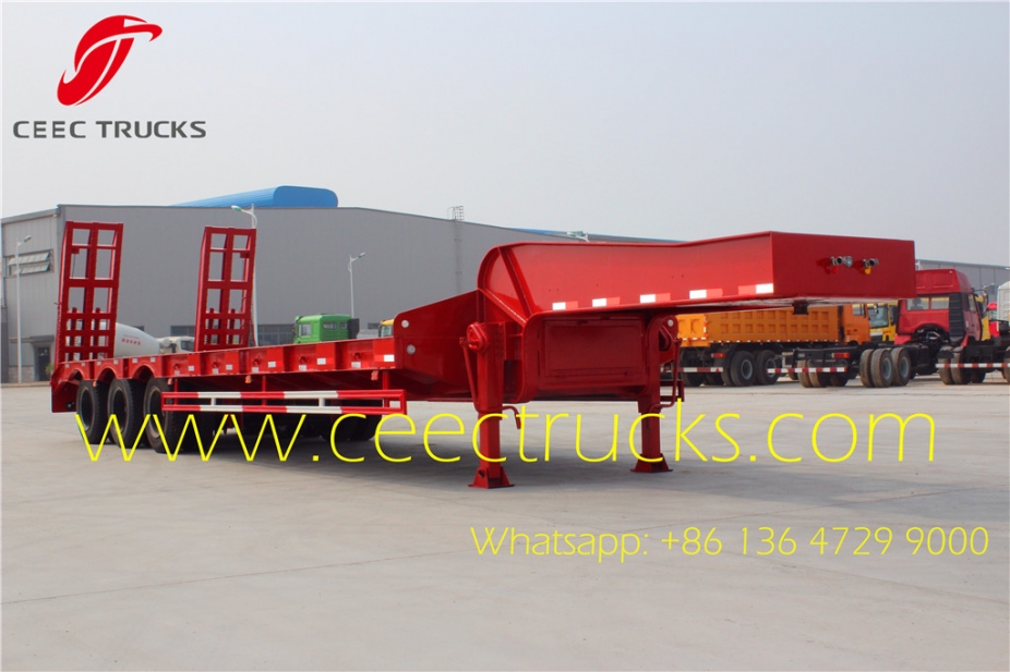 3 Axles Heavy Lowbed trailer