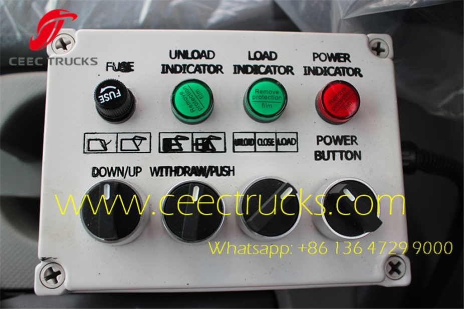 Refuse compactor trucks dongfeng 9 CBM trash compressor