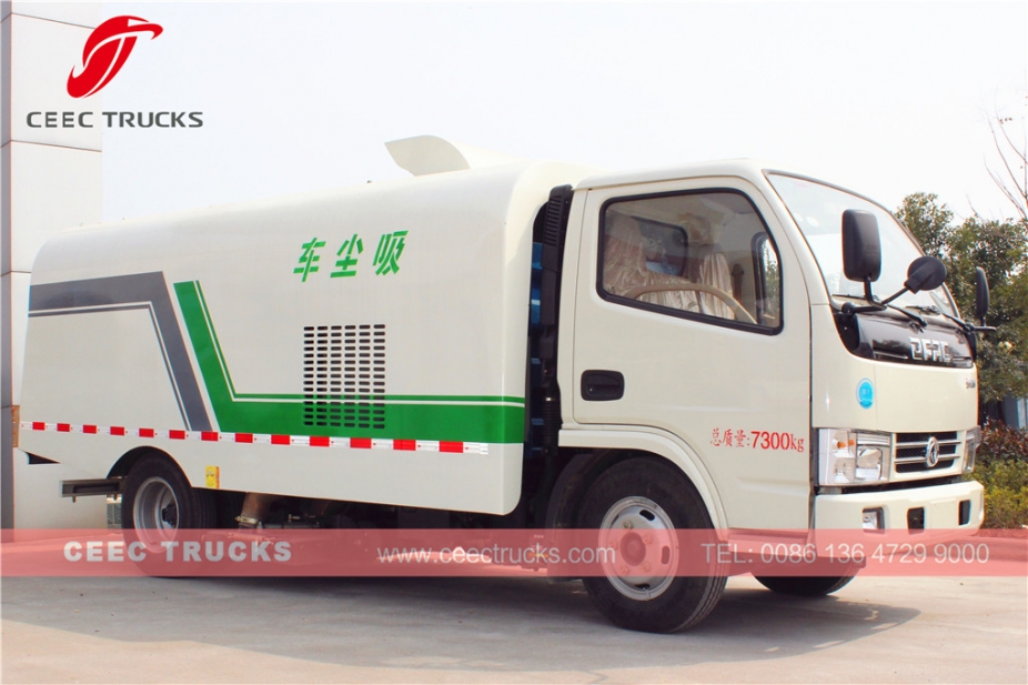 Dongfeng 5000L vakumlu yol süpürme kamyonu