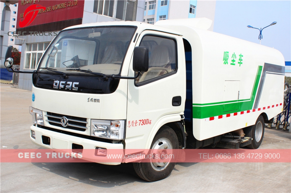 Dongfeng 5000L vakumlu yol süpürme kamyonu