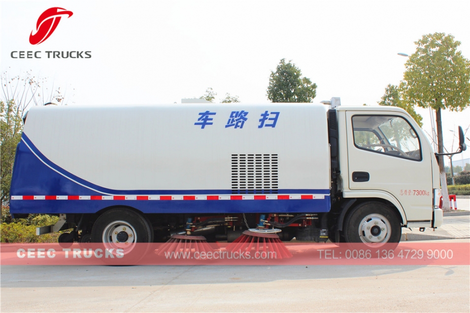 Dongfeng 5m³ yol süpürme kamyonu