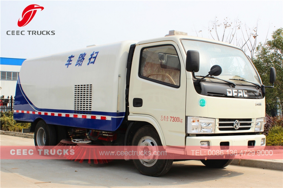 Dongfeng 5m³ yol süpürme kamyonu
