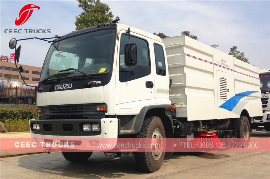 ISUZU 12m³ yol süpürme kamyonu