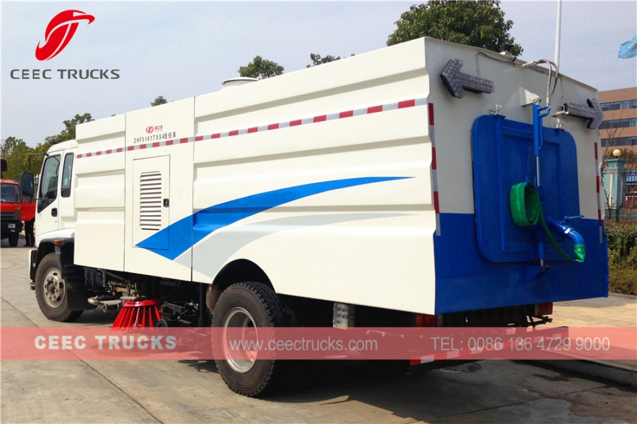 ISUZU 12m³ yol süpürme kamyonu