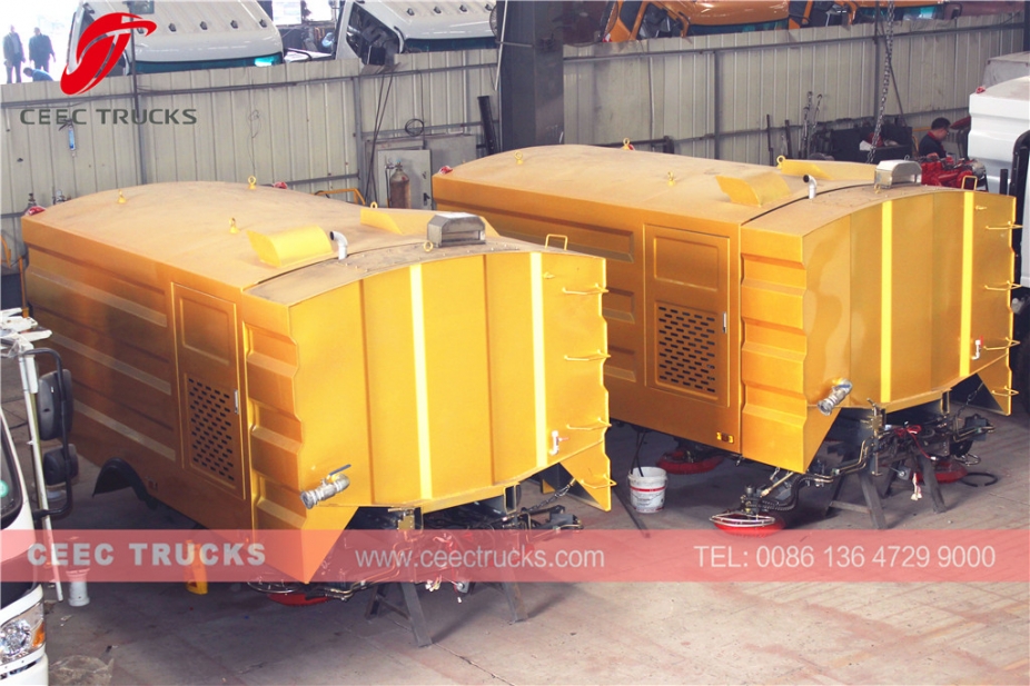 5000L yol süpürme Üstyapı