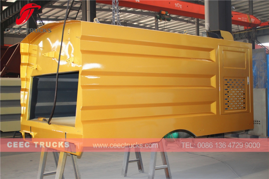 5000L yol süpürme Üstyapı