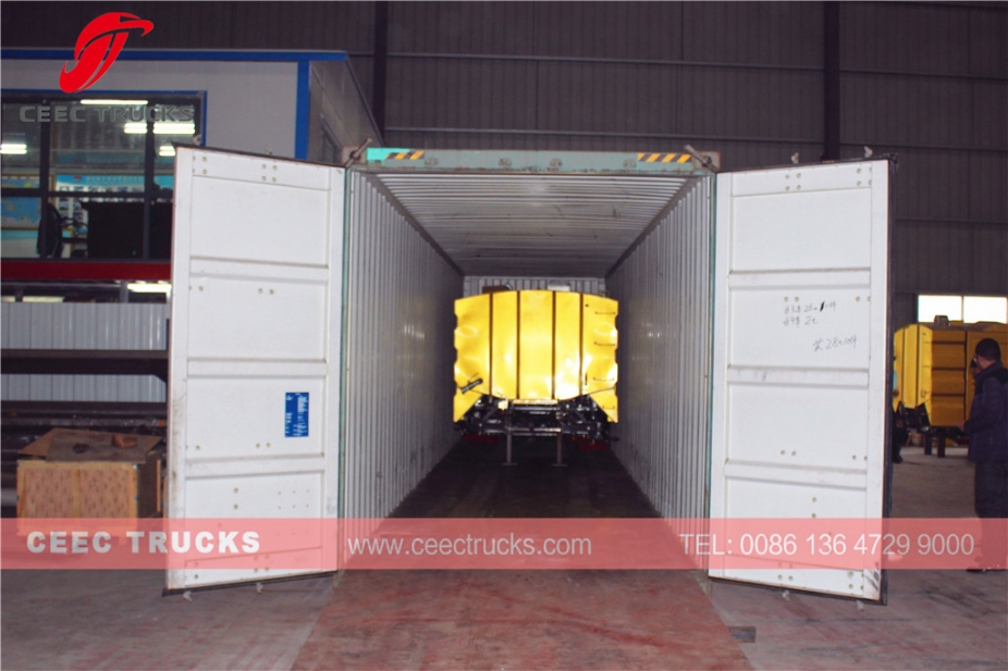 5000L yol süpürme Üstyapı